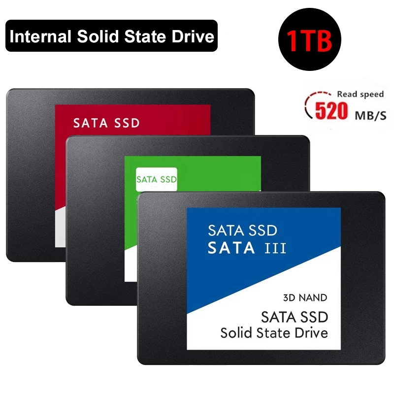 Internal Solid State Drive Hard Disk For Laptop Microcomputer Desktop SSD 2.5 Inch Sata III 
