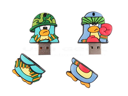 USB Flash Drive-Style Cool Penguin