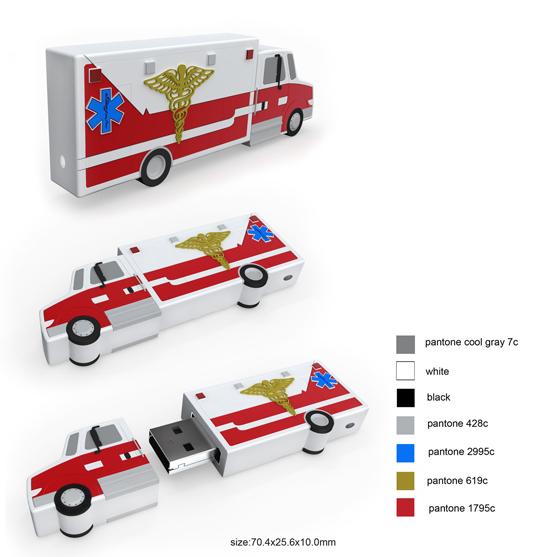 USB Flash Drive-Style Car