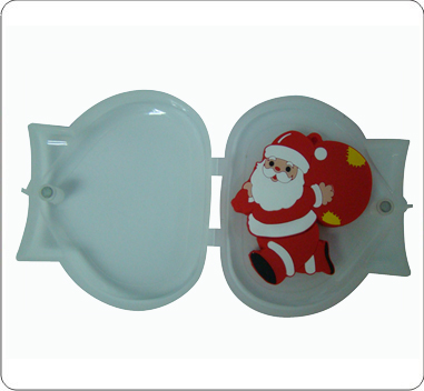 USB Flash Drive-Style Santa Claus