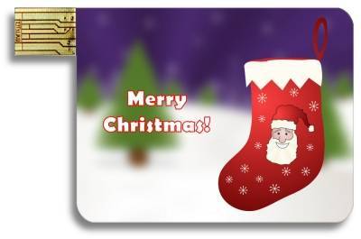 Christmas Stocking USB Flash Drive