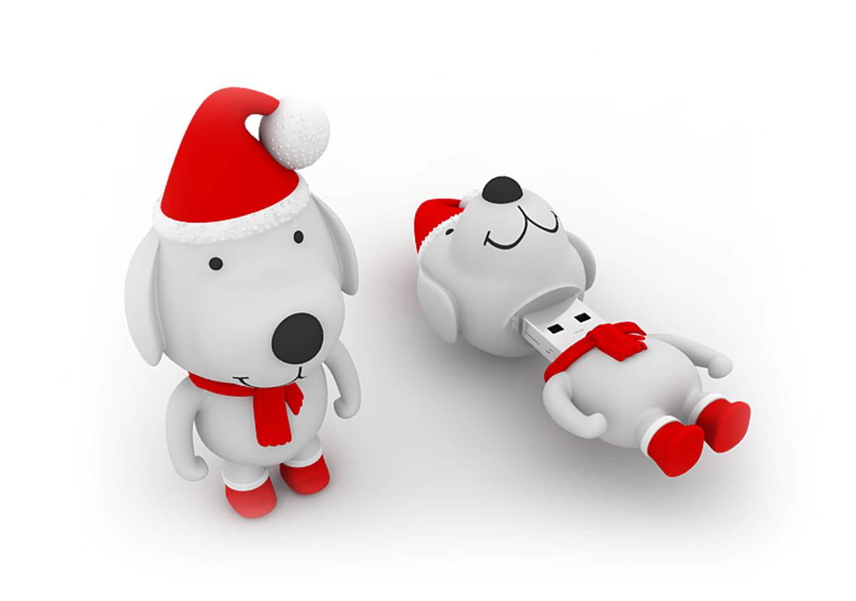 Xmas Dog USB Flash Drive