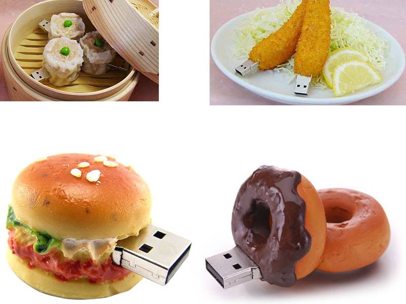 Food usb flash drive