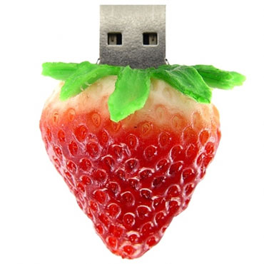 Strawberry usb flash drive