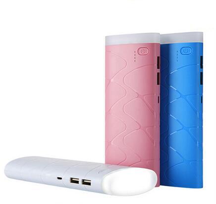 Rechargable Power Bank 10000 mAh Mobile Powerbank OEM with LED Light