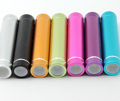 2600mAh Cylinder Power Bank Flashlight