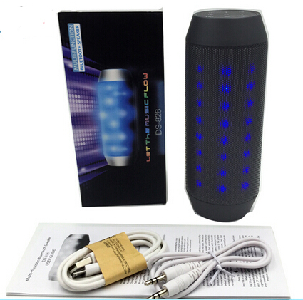 DS828 Portable Wireless Bluetooth Speaker With LED Lights, Travel Outdoor Speaker