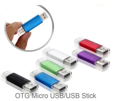 premium quality otg function crystal usb flash drive