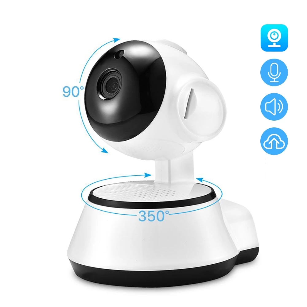  Baby Monitor 1080P Mini Pan/Tilt Wifi IP Camera Auto Tracking Two Way V380