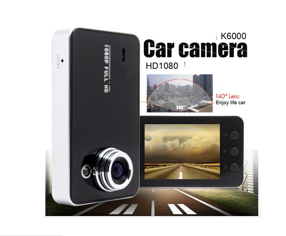 1080p manual car camera hd dvr Car DVR K6000 NOVATEK Chipset 2.7'LCD 140 Degree Lens