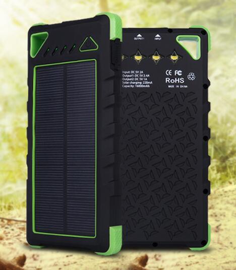 solar mobile charger 16000mah 