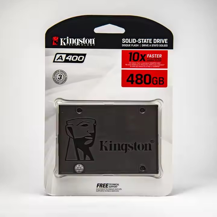 Kingston A400 2.5" 480GB SATA III 3D NAND Internal Solid State Drive (SSD) SA400S37/480G