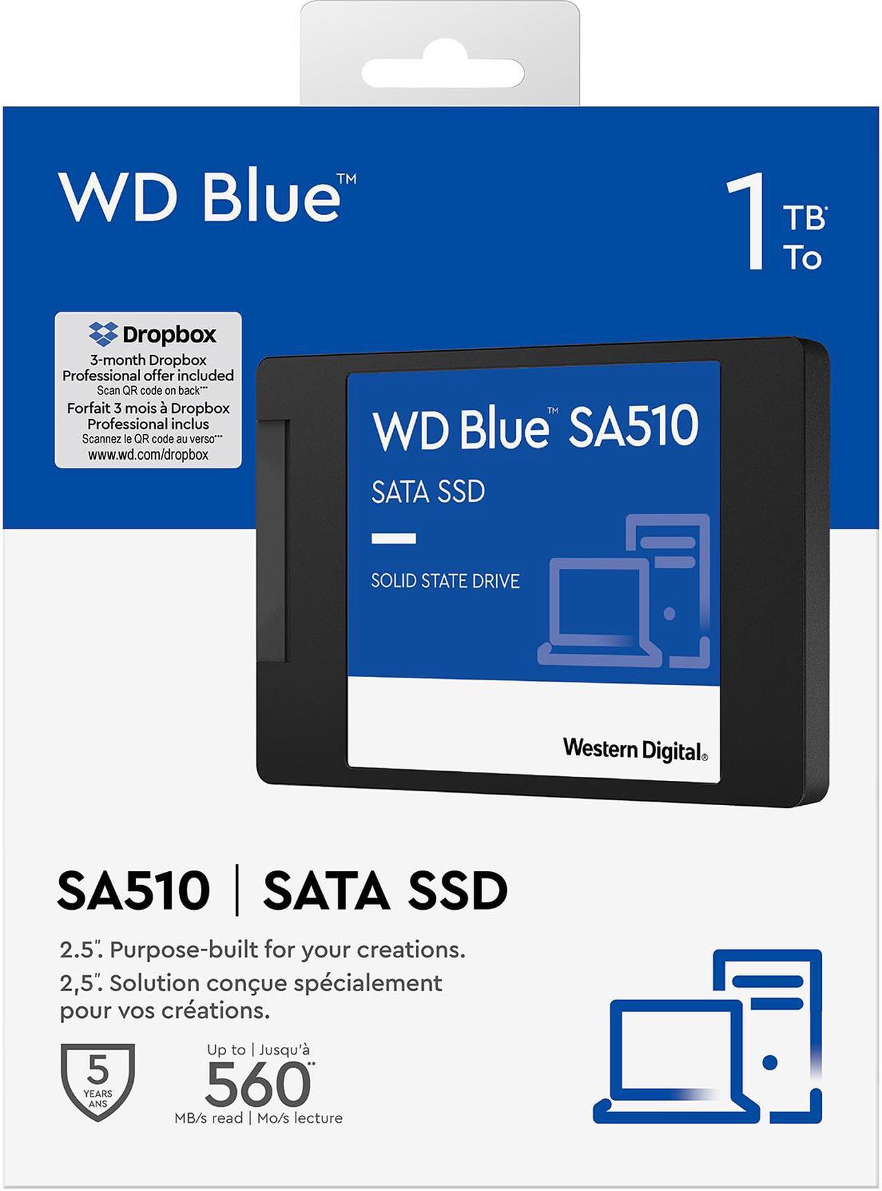 WD Blue 1TB SA510 2.5" Internal Solid State Drive SSD - WDS100T3B0A