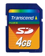 Transcend 4GB Secure Digital SD Card