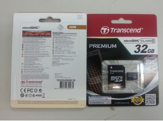 Transcend Micro SD Class 10 with adaptor 4GB-32GB