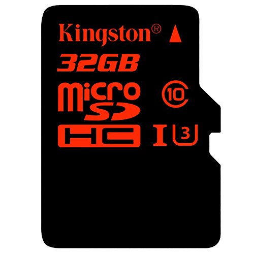 Kingston Digital 32GB microSDHC UHS-I Speed Class 3 U3 90R/80W Flash Memory Card with Adapter