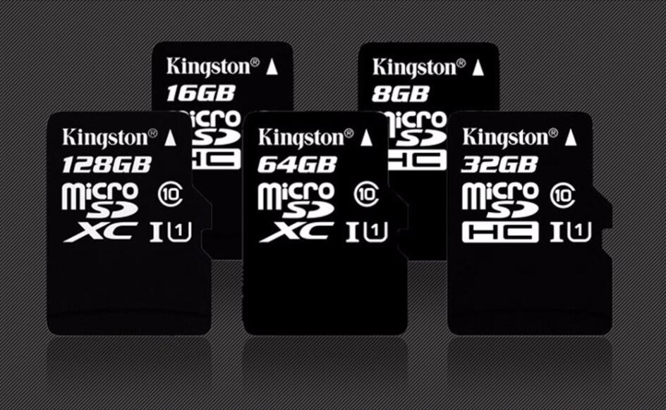 Kingston Micro SD 8gb 16gb 32gb 64gb 128gb 256gb Flash Memory Card Microsd SDHC/SDXC Class 10