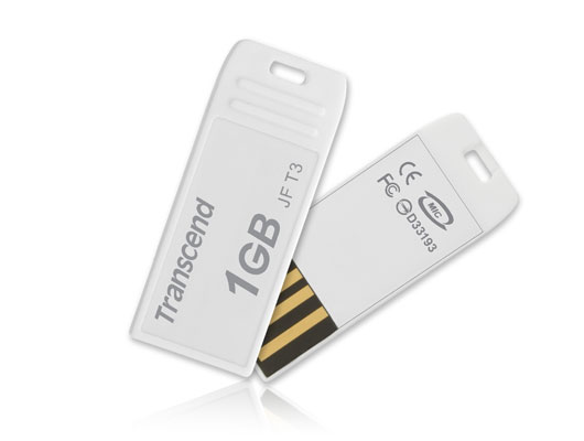 Transcend JetFlash T3-5W 1GB USB Flash Drive