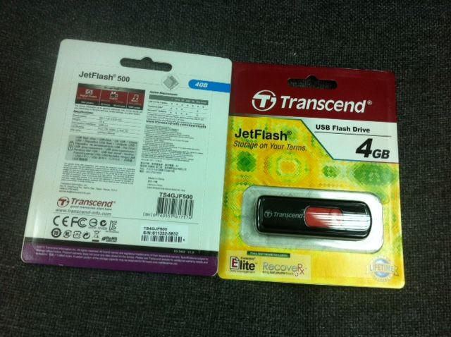 Transcend JetFlash500 2GB-64GB