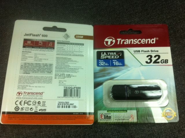 Transcend USB JetFlash600 8GB-128GB