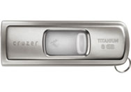 Sandisk Cruzer Titanium 8GB USB Flash Drive