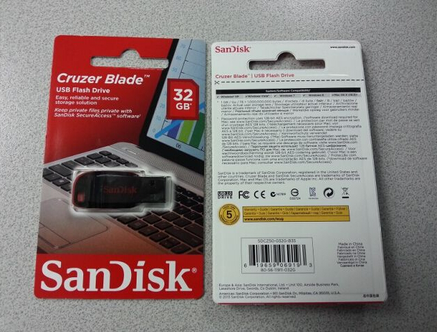 Sandisk Cruzer Blade Flash Drive 